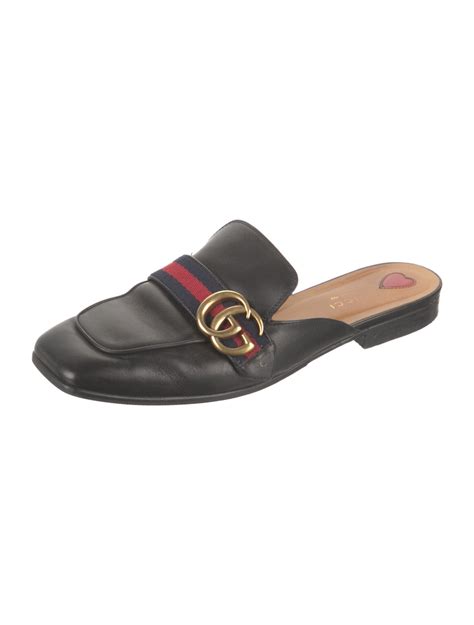 Gucci Peyton Double G Logo Mules .